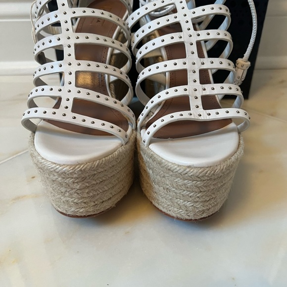 NWT Alaia Espadrille Wedge